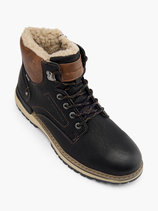 TOM TAILOR Bottes à lacets Noir 101528 2