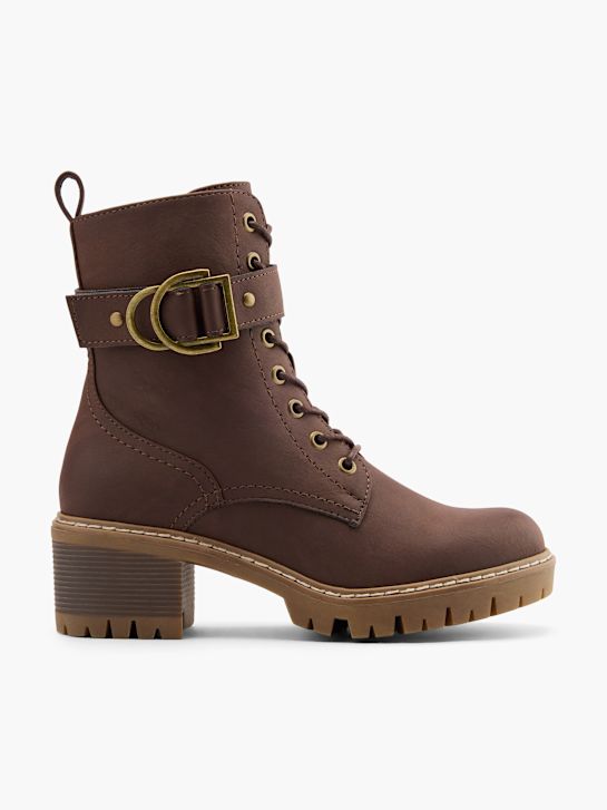 Graceland Schnürstiefelette Braun 101598 1