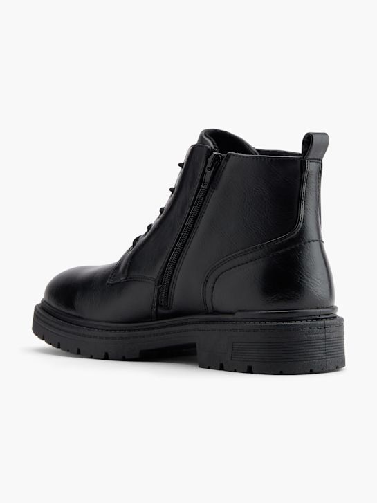 AM SHOE Боти с връзки Черен 101646 3
