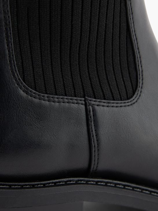 Graceland Højhælet chelsea boot Sort 101885 5