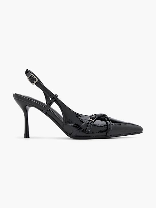Catwalk Décolleté con cinturino Nero 101931 1