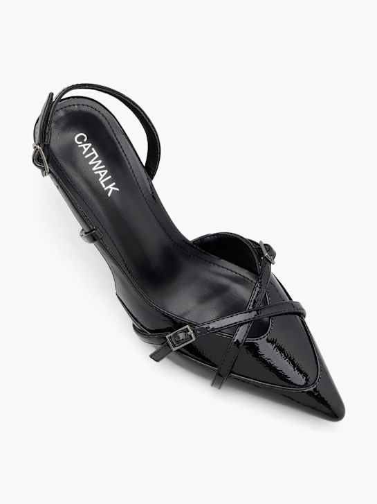 Catwalk Décolleté con cinturino Nero 101931 2