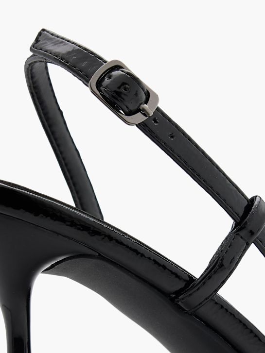 Catwalk Décolleté con cinturino Nero 101931 6