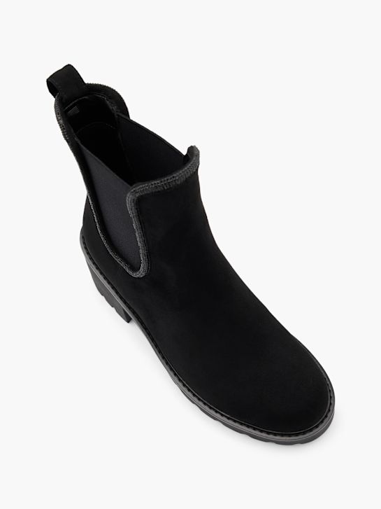 Catwalk Højhælet chelsea boot Sort 102099 2