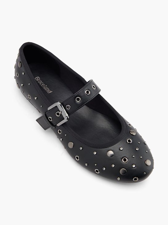 Graceland Ballerines Noir 102402 2