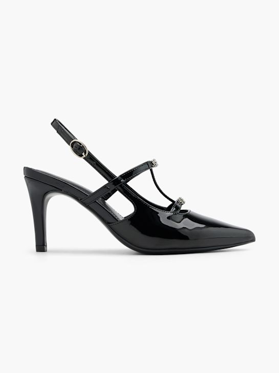 Catwalk Slingpumps Schwarz 102525 1