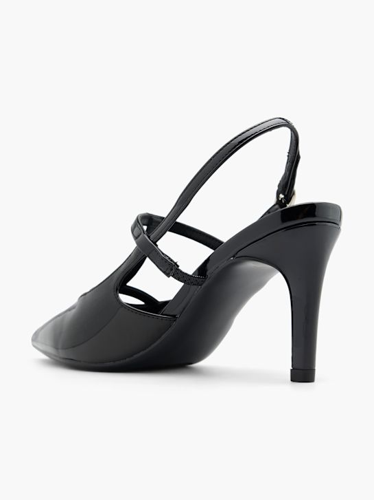 Catwalk Slingpumps Schwarz 102525 3
