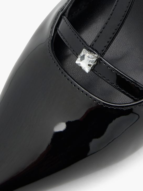 Catwalk Décolleté con cinturino Nero 102525 5