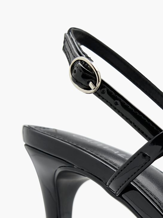 Catwalk Décolleté con cinturino Nero 102525 6