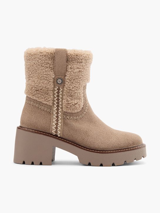 Graceland Klasická členková obuv Sivohnedá 102898 1