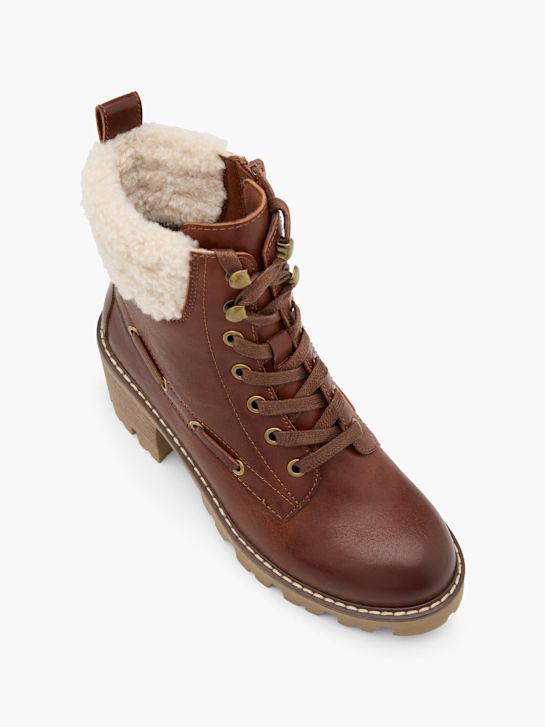 Graceland Schnürstiefelette Braun 102899 2