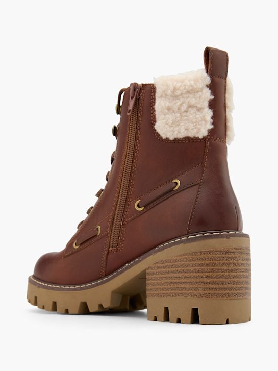 Graceland Schnürstiefelette Braun 102899 3