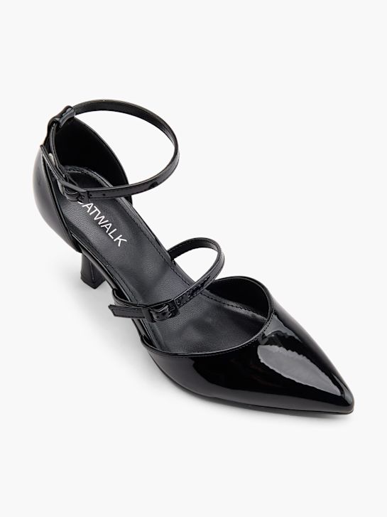 Catwalk Décolleté con fibbia Nero 102968 2