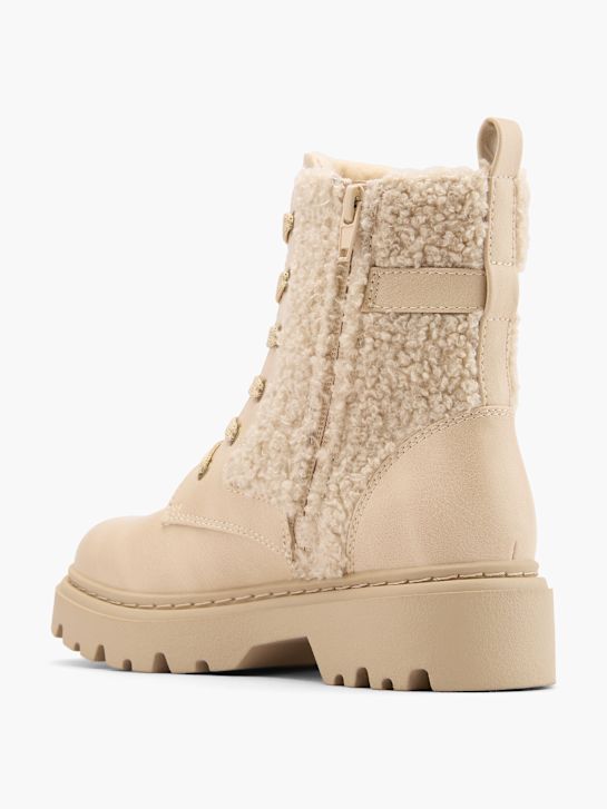 Graceland Bottes à lacets Beige 103027 3