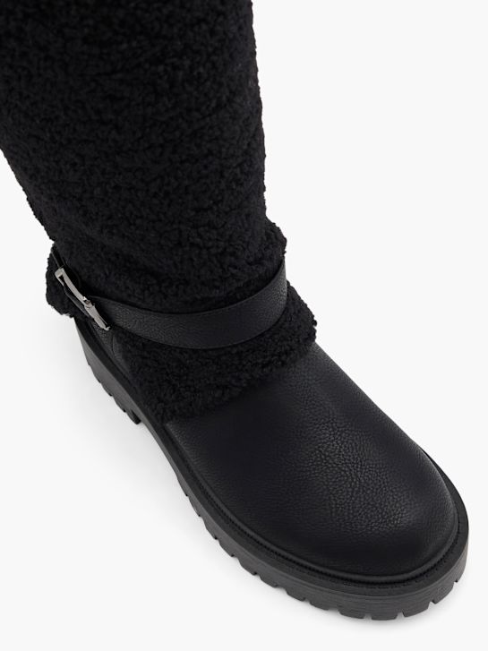 Catwalk Langskaftet støvle Sort 103330 2