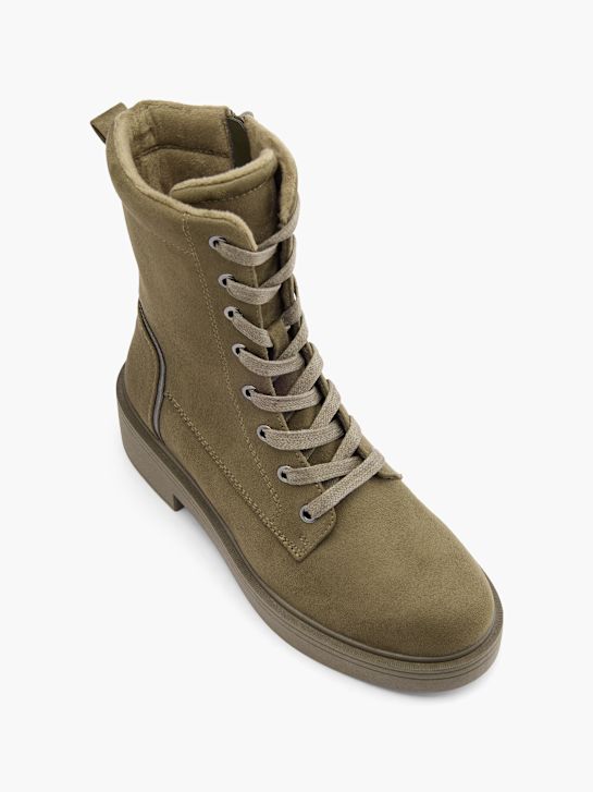 Graceland Bottes à lacets Kaki 103746 2