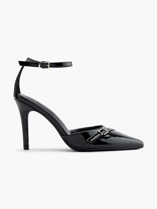 Catwalk Décolleté con fibbia Nero 103441 1