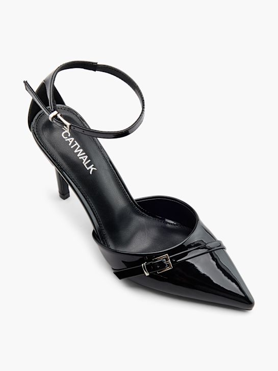 Catwalk Décolleté con fibbia Nero 103441 2