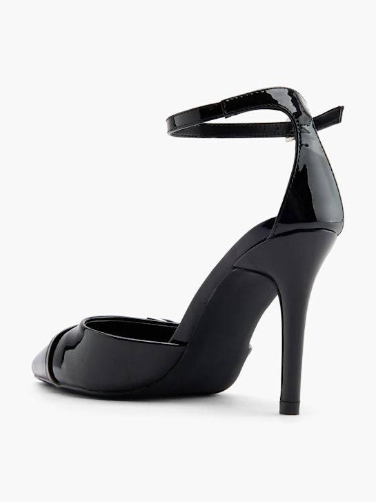 Catwalk Décolleté con fibbia Nero 103441 3