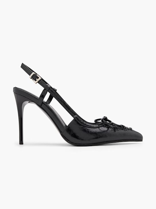 Catwalk Décolleté con cinturino Nero 103442 1