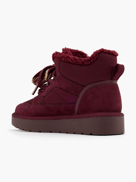 Graceland Bottes à lacets Bordeaux 103736 3