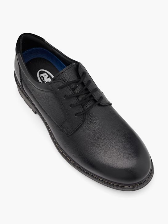 AM SHOE Businessschuh Schwarz 103733 2