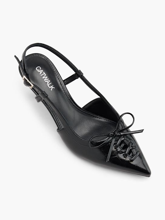 Catwalk Décolleté con cinturino Nero 103805 2