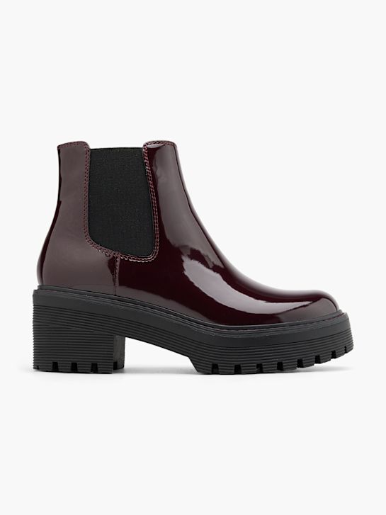 Catwalk Højhælet chelsea boot Vinrød 104059 1