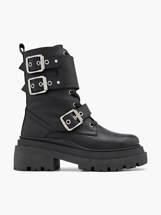 Buffalo Biker Boots Schwarz 104626 1