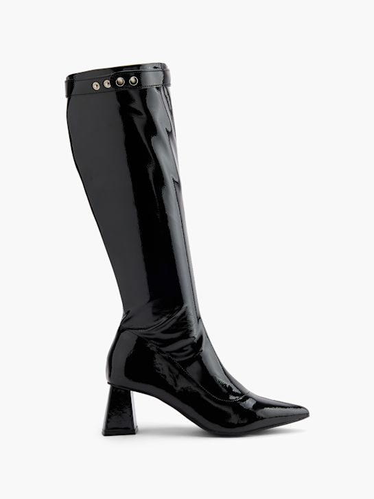 Läst Copenhagen Langskaftet støvle Sort 105370 1