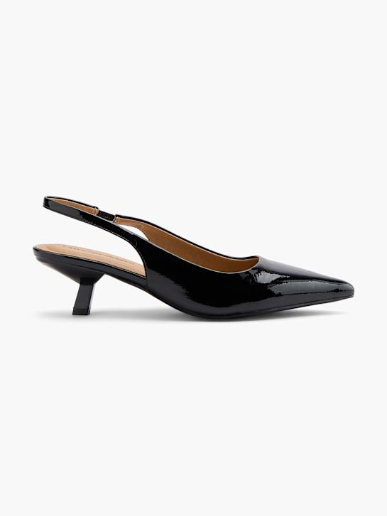 Läst Copenhagen Slingback pump Sort 105381 1