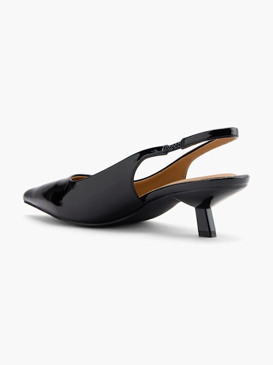 Läst Copenhagen Slingback pump Sort 105381 3