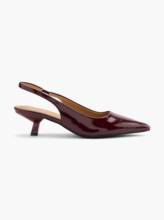 Läst Copenhagen Slingback pump Vinrød 105382 1