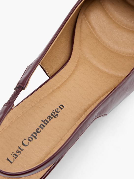 Läst Copenhagen Slingback pump Vinrød 105382 5