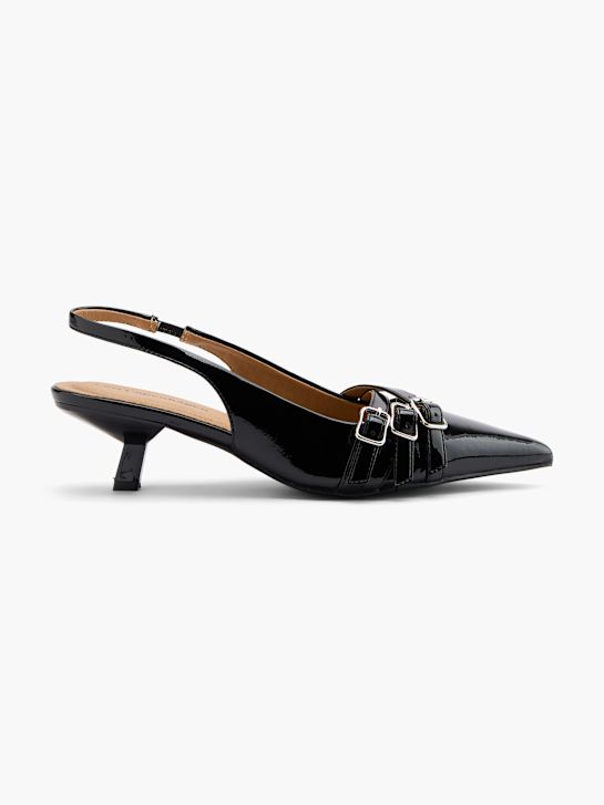 Läst Copenhagen Slingback pump Svart 105385 1