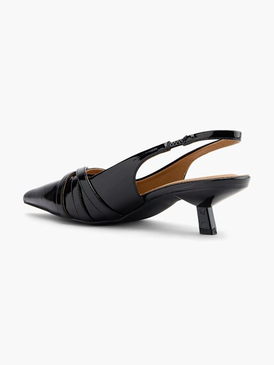 Läst Copenhagen Slingback pump Svart 105385 3