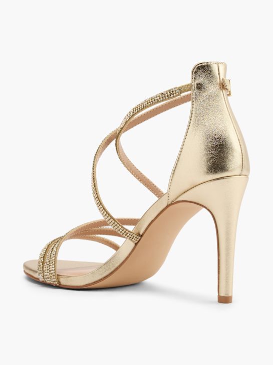 Catwalk Sandale z visoko peto Zlata 105952 3