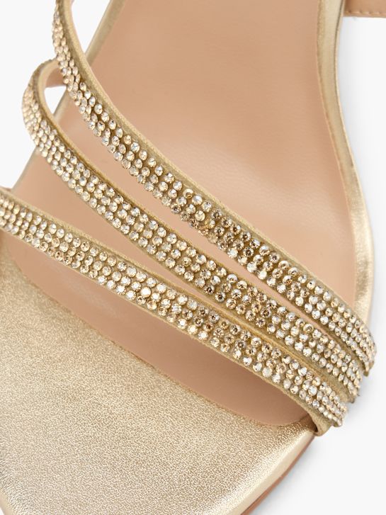 Catwalk Sandale z visoko peto Zlata 105952 5