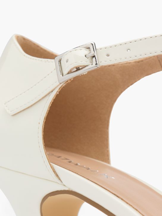 Catwalk Högklackad sandal Benvit 106185 6