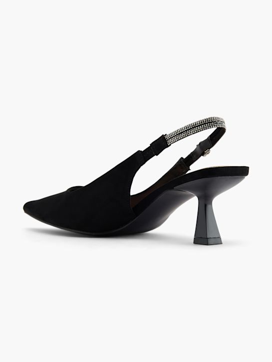 Catwalk Décolleté con cinturino Nero 110703 3