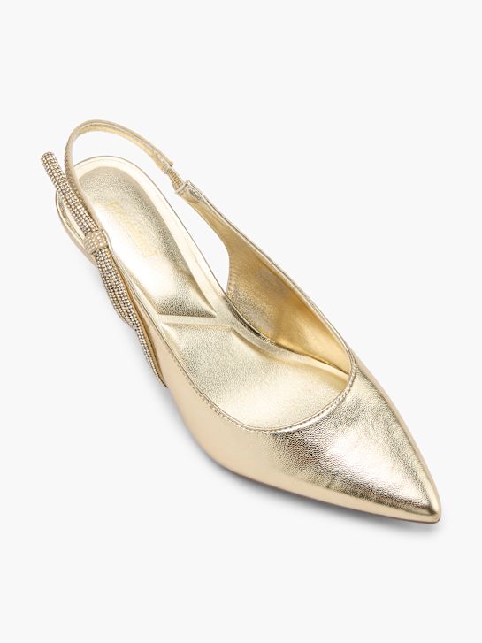 Graceland Slingback salonke Zlatna 110832 2