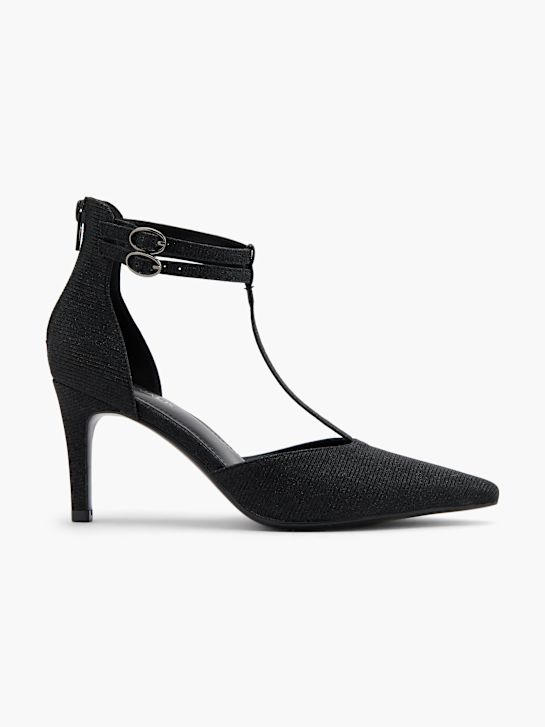 Catwalk Csatos körömcipő fekete 111472 1