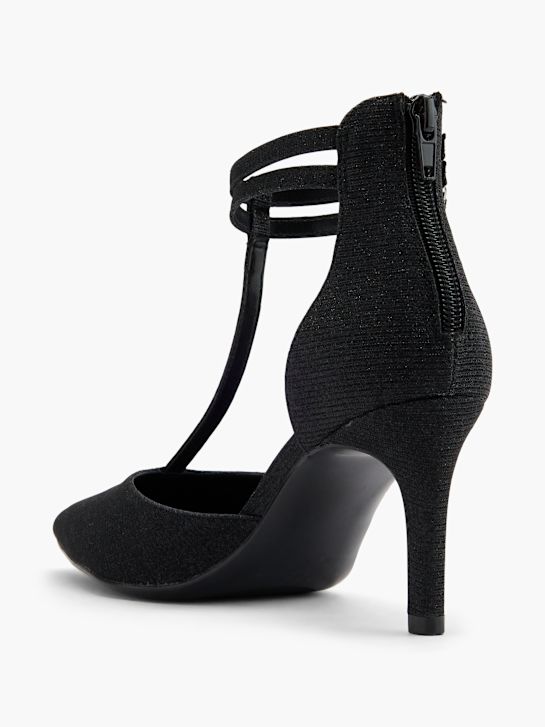 Catwalk Décolleté con fibbia Nero 111472 3