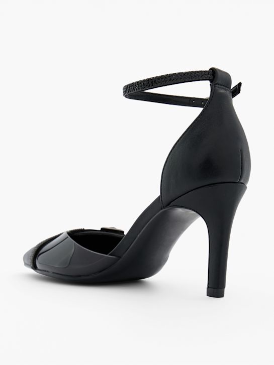 Catwalk Décolleté con fibbia Nero 111471 3