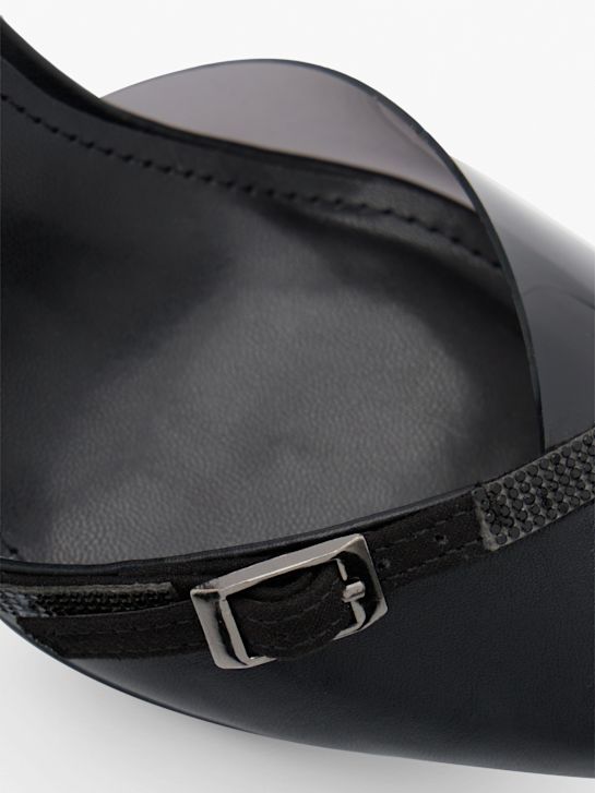 Catwalk Décolleté con fibbia Nero 111471 5