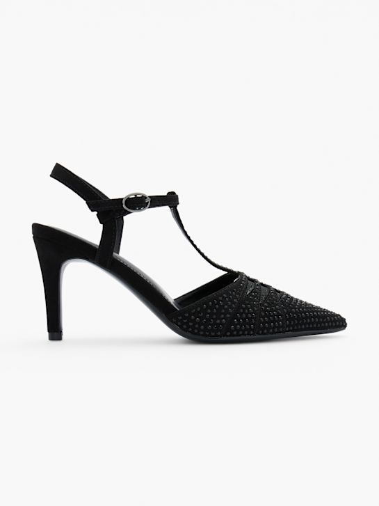 Catwalk Décolleté con fibbia Nero 111473 1