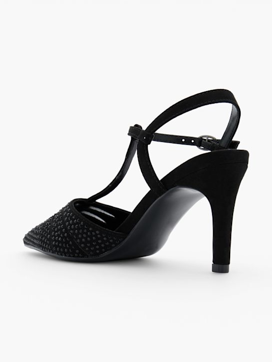 Catwalk Décolleté con fibbia Nero 111473 3