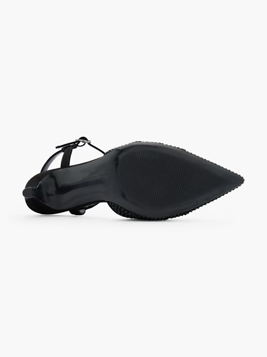 Catwalk Décolleté con fibbia Nero 111473 4