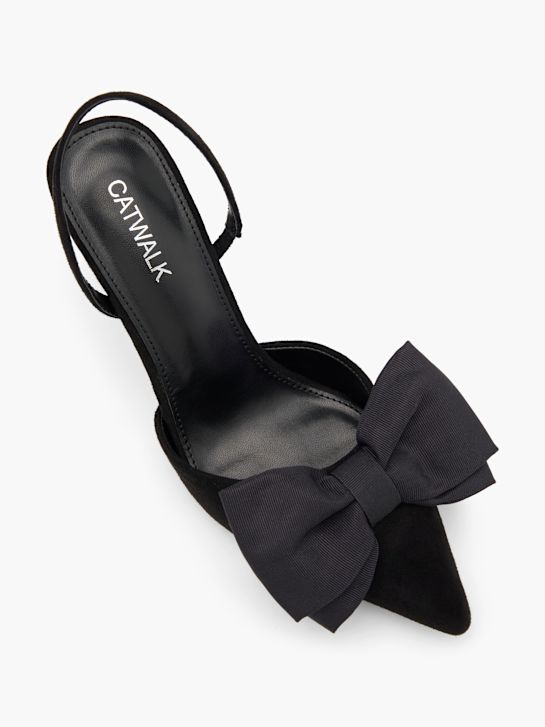 Catwalk Slingback salonarji Črna 112530 2
