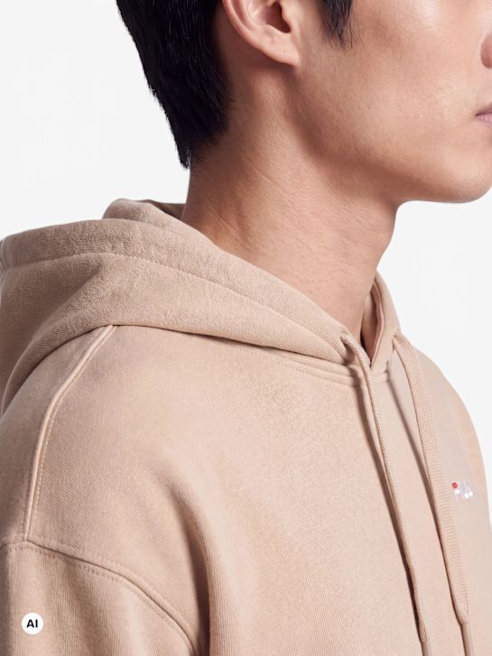FILA Sweat à capuche Taupe 114502 4